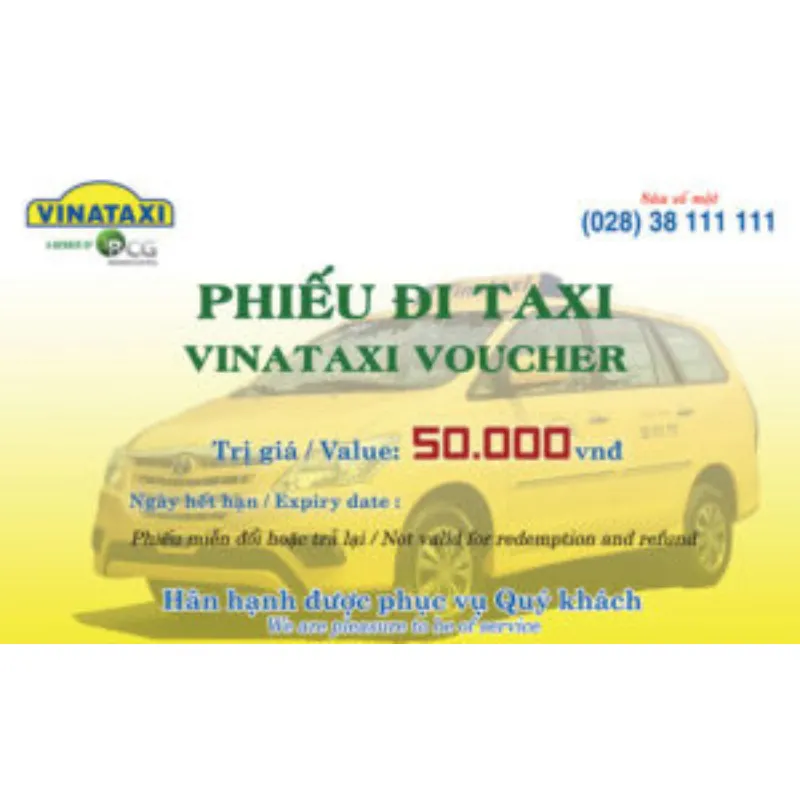 Phiếu Vinataxi trả trước